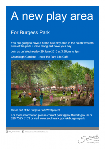Burgess West playground consultation